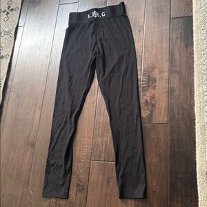 NWOT All things Golden  Black Pants leggings